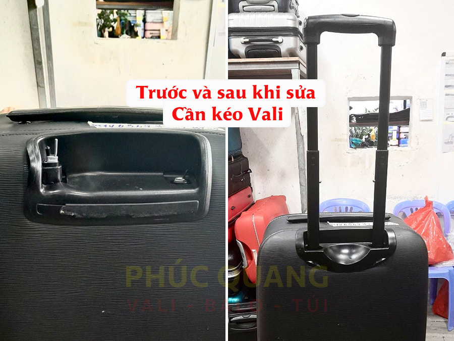 Gãy cần kéo vali? Phúc Quang sẽ lo hết