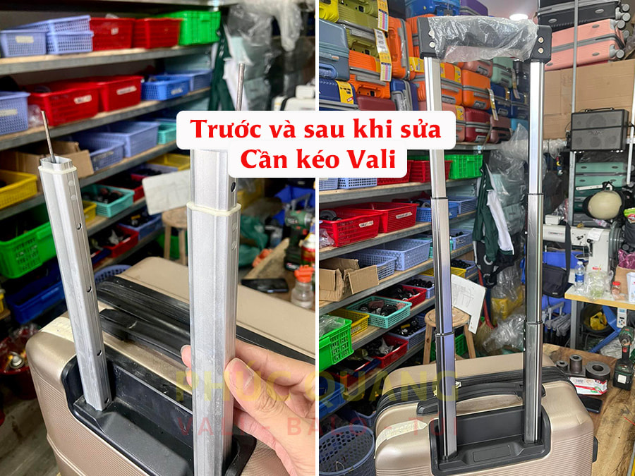 Sửa cần kéo vali lấy liền, giao tận nhà