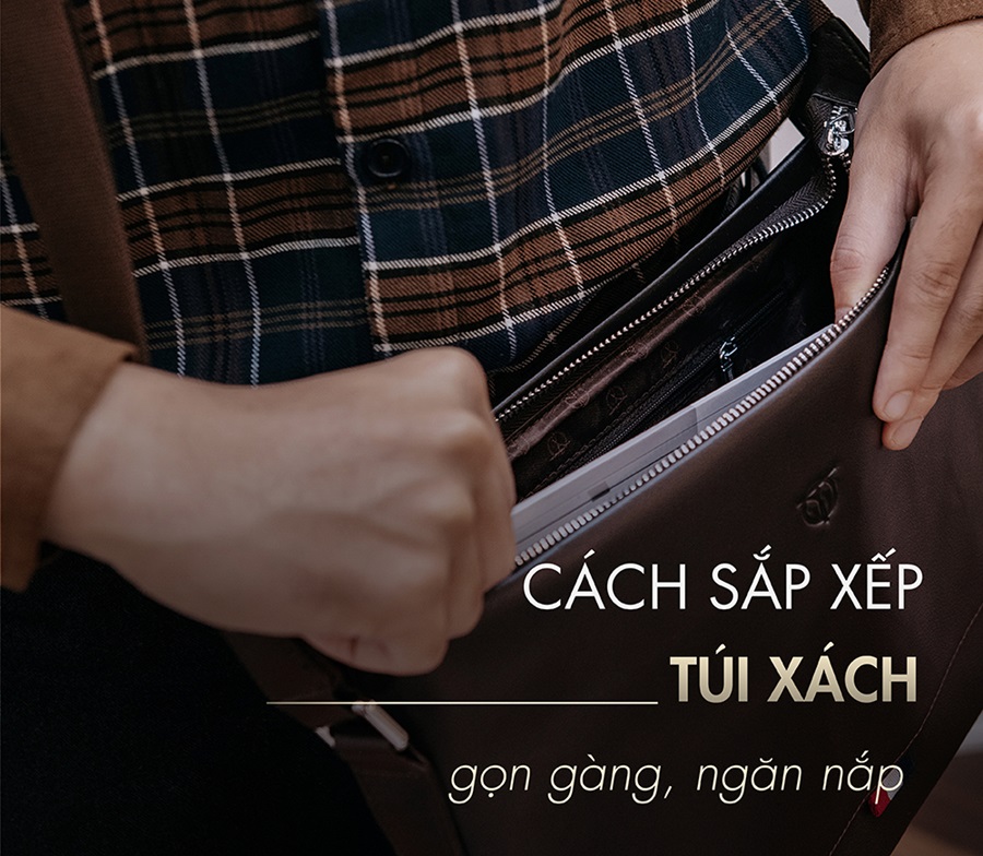 Mẹo sắp xếp túi xách gọn gàng, ngăn nắp trong tích tắc