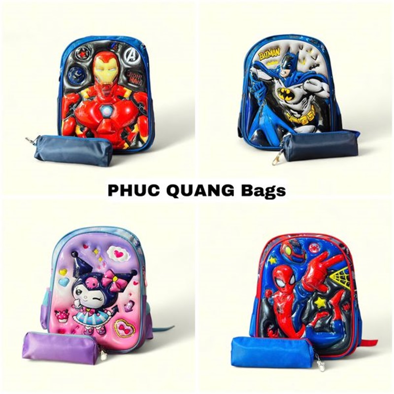 Tổng hợp những mẫu balo trẻ em siêu xinh tại Phúc Quang Bags