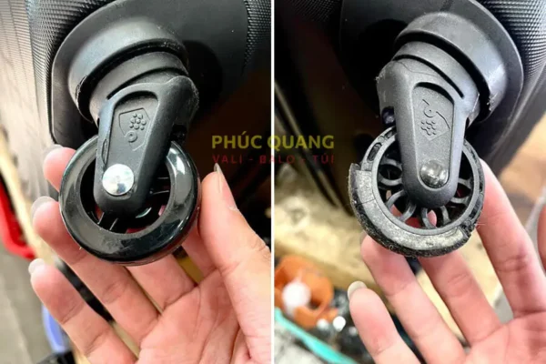 Cách sửa bánh xe vali kéo