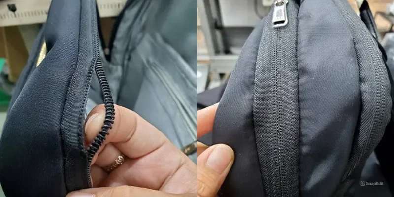 Sửa dây kéo balo